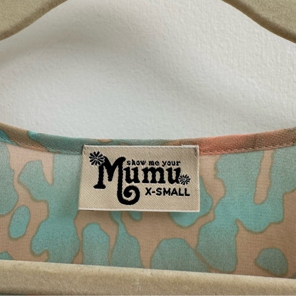 Show Me Your Mumu Shook Pastel Cheetah Print Tunic Top Blouse - Picture 5 of 6